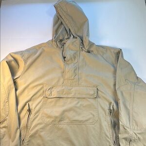 J. Crew Factory Men's Tan Hooded Jacket Sz XL